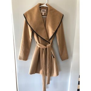 Forever21 Wrap Coat in Camel
